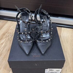 Valentino Black Studded Women's Heels